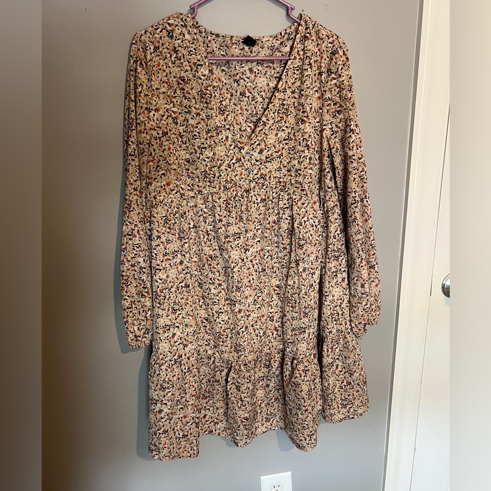 SHEIN Floral Dress Size Large (US 8/10)